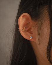 Load image into Gallery viewer, WD006 - Gold Earrings β¦ 925 Silver β’