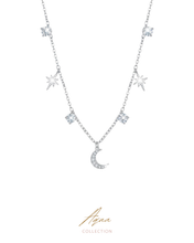 Load image into Gallery viewer, 【推薦設計】 Sight - Silver Moon Necklace