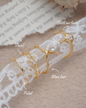 將圖片載入圖庫檢視器 SHELL WE LOVE - Gold Ring ✦ 925 Silver ™