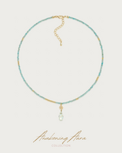 Load image into Gallery viewer, MINDFUL - Crystal Beaded Necklace โฆ 925 Silver โข