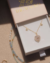 Load image into Gallery viewer, GEMY - Rose Quartz Necklace โฆ 925 Silver โข