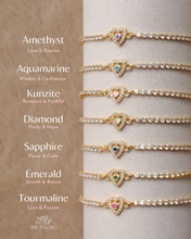 將圖片載入圖庫檢視器 Dazzle Heartz Bracelet - Kunzite