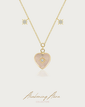 Load image into Gallery viewer, GEMY - Rose Quartz Necklace โฆ 925 Silver โข