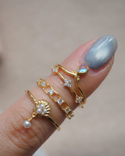 將圖片載入圖庫檢視器 PETAL - Gold Ring ✦ 925 Silver ™