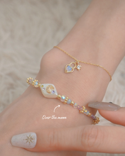 將圖片載入圖庫檢視器 【海藍寶紫水晶】OVER THE MOON - Bracelet
