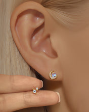 Load image into Gallery viewer, WD006 - Gold Earrings β¦ 925 Silver β’