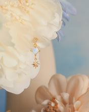 Load image into Gallery viewer, Starbust - Opal Hoops