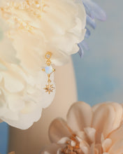 Load image into Gallery viewer, Starbust - Opal Hoops