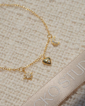 Load image into Gallery viewer, SIGHT - Gold Bracelet โฆ 925 Silver โข