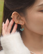 Load image into Gallery viewer, Butterfly - 18KGP Hoops