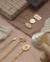 Load image into Gallery viewer, Wish Maker - Moon & Sun Tarot Necklace *Waterproof