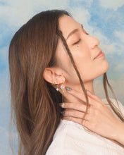 Load image into Gallery viewer, Star Shine - Opal Hoops