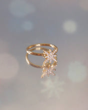 Load image into Gallery viewer, Starlit - 18KGP Spin Ring