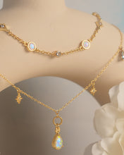 Load image into Gallery viewer, Astral - 18KGP Opal Necklace