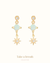 Load image into Gallery viewer, Starbust - Opal Hoops