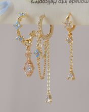 Load image into Gallery viewer, Blue Bell - 18KGP Earrings