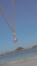 ๅฐๅ็่ผๅ
ฅๅๅบซๆชข่ฆๅจ Depth - Titanium Steel Blue Droplet Necklace *Waterproof