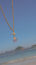 ๅฐๅ็่ผๅ
ฅๅๅบซๆชข่ฆๅจ Depth - Titanium Steel Blue Droplet Necklace *Waterproof