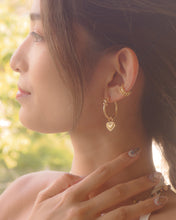 ๅฐๅ็่ผๅ
ฅๅๅบซๆชข่ฆๅจ Caramel - Heart Tassel Hoops