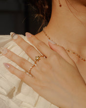 將圖片載入圖庫檢視器 December • Poinsettia - Birth Flower Ring