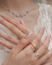 將圖片載入圖庫檢視器 SHELL WE LOVE - Gold Ring ✦ 925 Silver ™