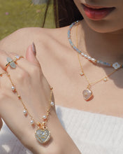 Load image into Gallery viewer, GEMY - Aquamarine Necklace โฆ Waterproofโข