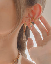 ๅฐๅ็่ผๅ
ฅๅๅบซๆชข่ฆๅจ Caramel - Heart Tassel Hoops