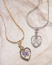 Load image into Gallery viewer, 【絕版!限量發售】【日本製琉璃】 BUTTERFLY - Silver Necklace *Waterproof
