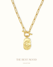 Load image into Gallery viewer, Luna Gold - TITANIUM STEEL NECKLACE (waterproof)
