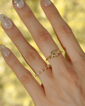 Load image into Gallery viewer, February • Iris - Birth Flower Ring