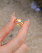 Load image into Gallery viewer, CELESTIAL - Opal Ring ✦ 925 Silver ™ + 18K Gold