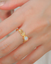 Load image into Gallery viewer, CELESTIAL - Opal Ring ✦ 925 Silver ™ + 18K Gold