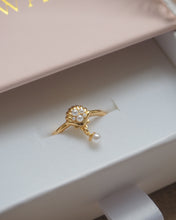 將圖片載入圖庫檢視器 SHELL WE LOVE - Gold Ring ✦ 925 Silver ™