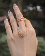 Load image into Gallery viewer, Dazzle Heartz Bracelet - Aquamarine