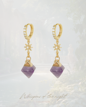 Load image into Gallery viewer, Nightfall - Crystal Earrings