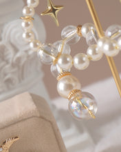 Load image into Gallery viewer, Destiny - Pearl Crystal Whirling Earrings *Exclusive