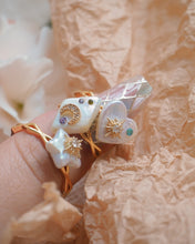 將圖片載入圖庫檢視器 【淡水珍珠】PEARL ROCK - Rhombus Ring