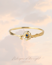 將圖片載入圖庫檢視器 September • Aster - Birth Flower Ring