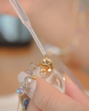 將圖片載入圖庫檢視器 【可打開放香水】 HEARTFELT (Gold) - White Crystal Perfume Necklace ✦ Waterproof™
