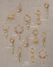 Load image into Gallery viewer, Mabel - 18KGP Heart Hoops