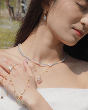 Load image into Gallery viewer, GEMY - Rose Quartz Necklace โฆ 925 Silver โข