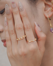 將圖片載入圖庫檢視器 SAINT - Gold Ring ✦ 925 Silver ™