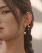 Load image into Gallery viewer, Explorer - Evil Eye Drop Hoops