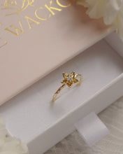 將圖片載入圖庫檢視器 December • Poinsettia - Birth Flower Ring