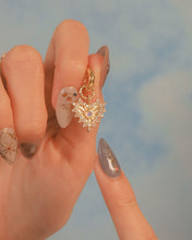 Load image into Gallery viewer, Blue Whisper with Courage Charm - Aquamarine Crystal Necklace