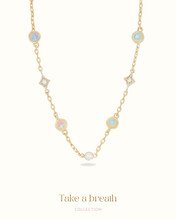 Load image into Gallery viewer, Astral - 18KGP Opal Necklace
