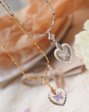 Load image into Gallery viewer, 【絕版!限量發售】【日本製琉璃】 BUTTERFLY - Silver Necklace *Waterproof