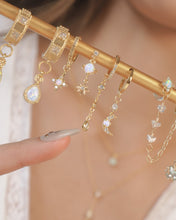 Load image into Gallery viewer, Moon Shine - Opal Hoops