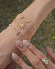 Load image into Gallery viewer, 8 AWN STAR - Gold Bracelet โฆ 925 Silver โข