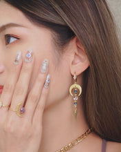 Load image into Gallery viewer, You Are Magic - Crescent Moon Earrings